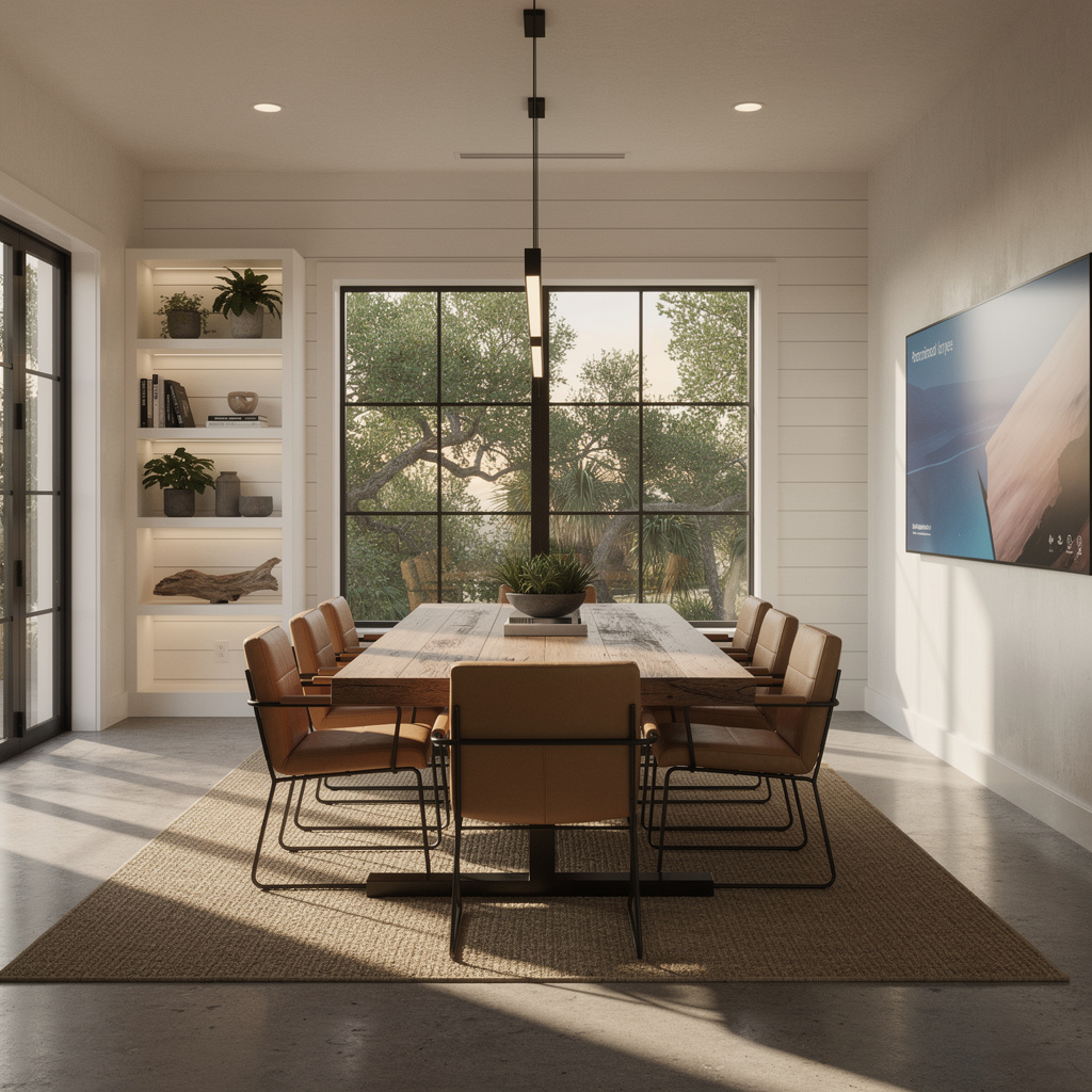 Large conference table