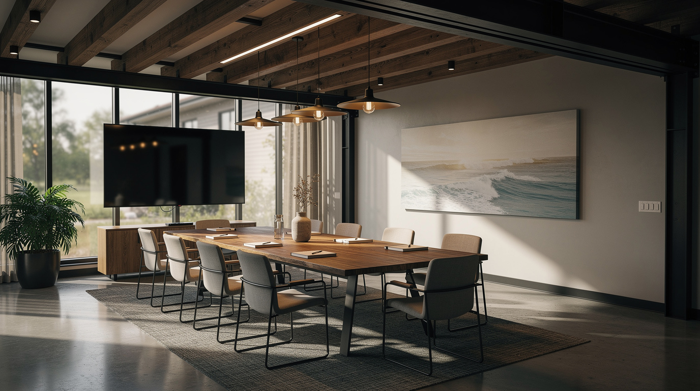 Conference room setup