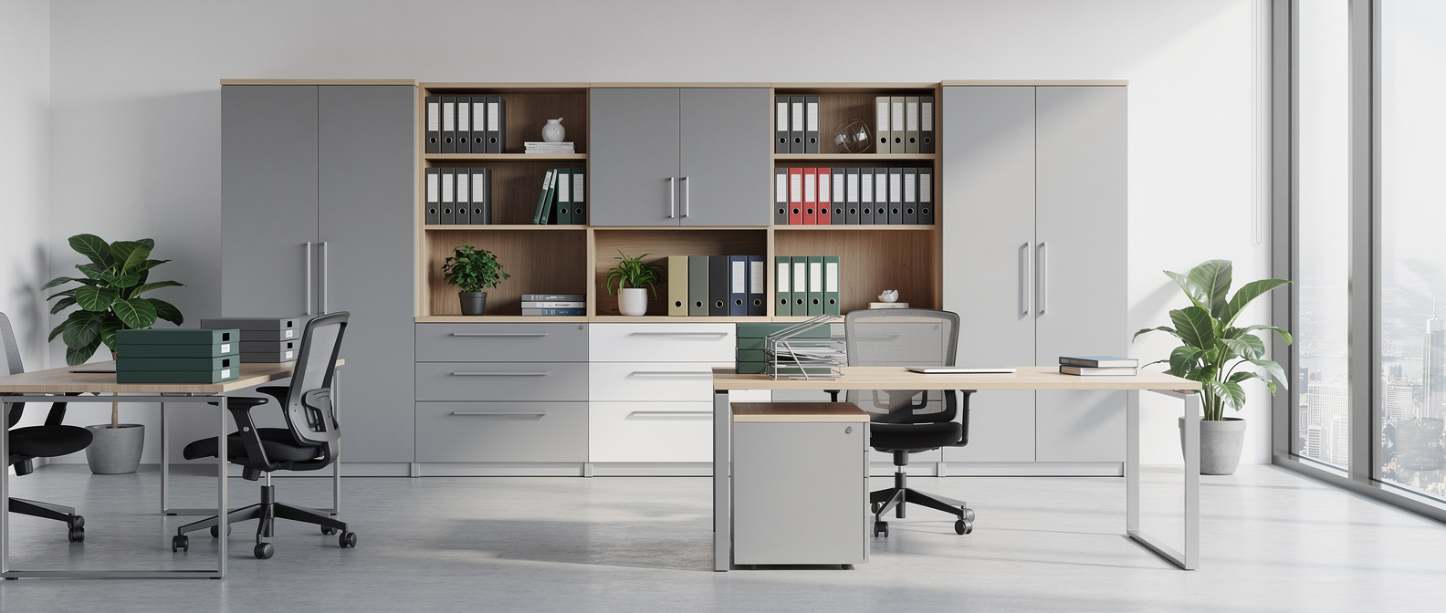 Modular office storage solutions